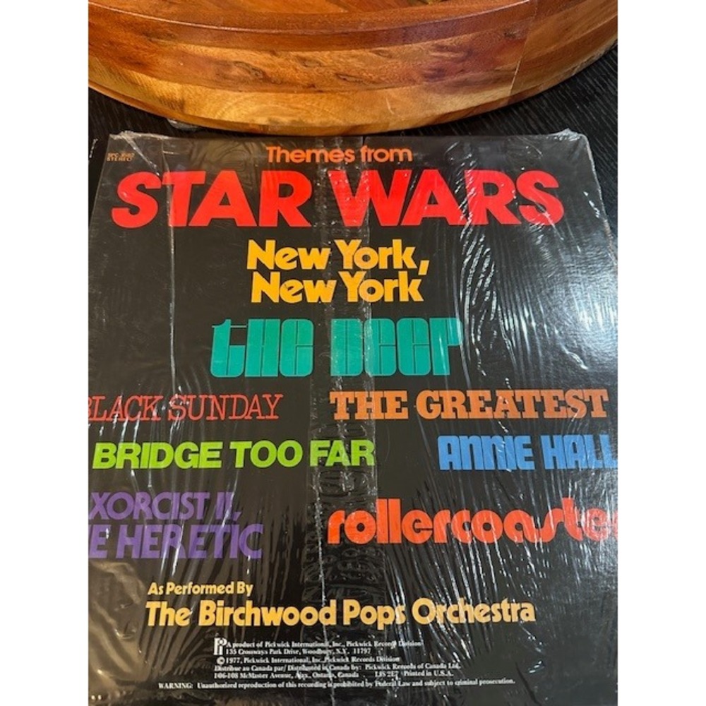 Themes from Star Wars Birchwood Pops Orchestra Vinyl LP 1977 Pickwick SPC-3582